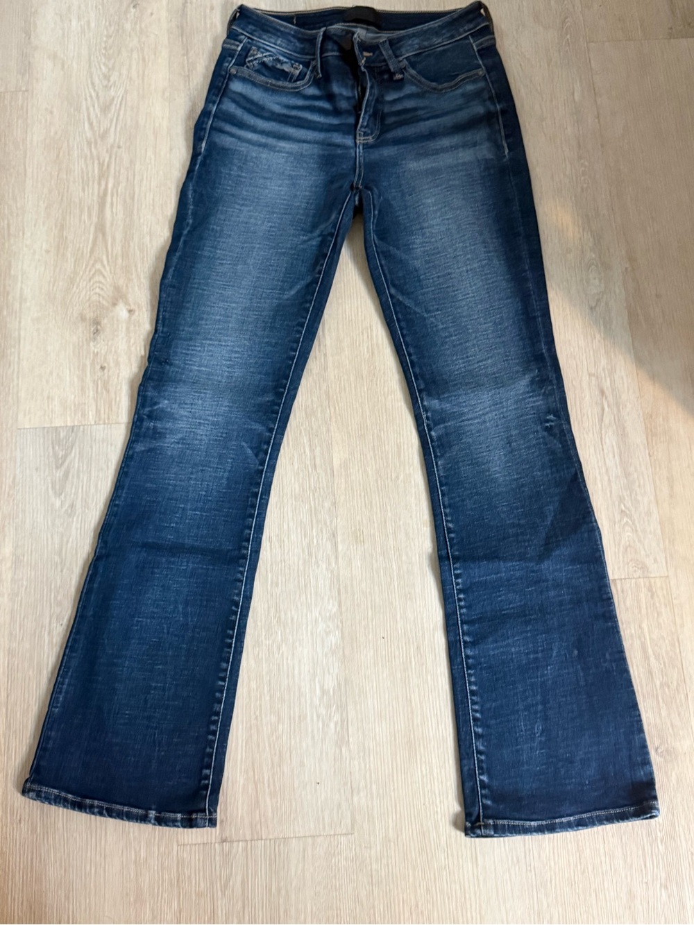 Buckle Black Women’s Jeans Size 26x32 Dark Wash Stretch Bootcut Flare Denim
